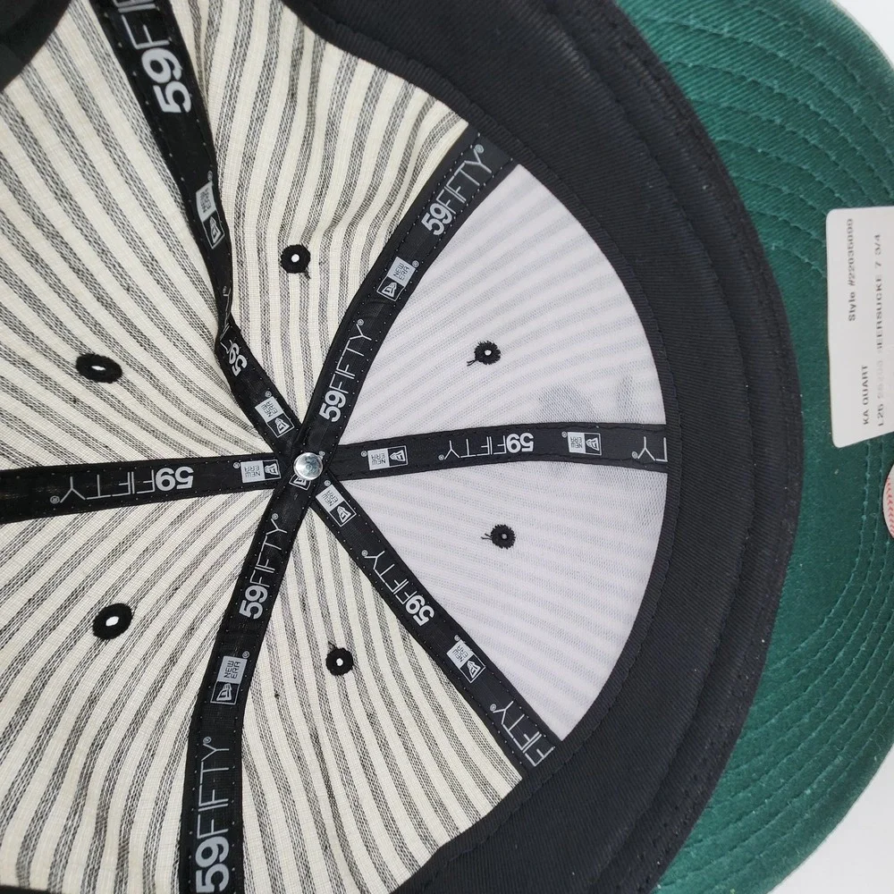 Chicago‎ White Sox Hat New Era 59FIFTY Striped Seersucker Fitted Size 7 3/4 NEW